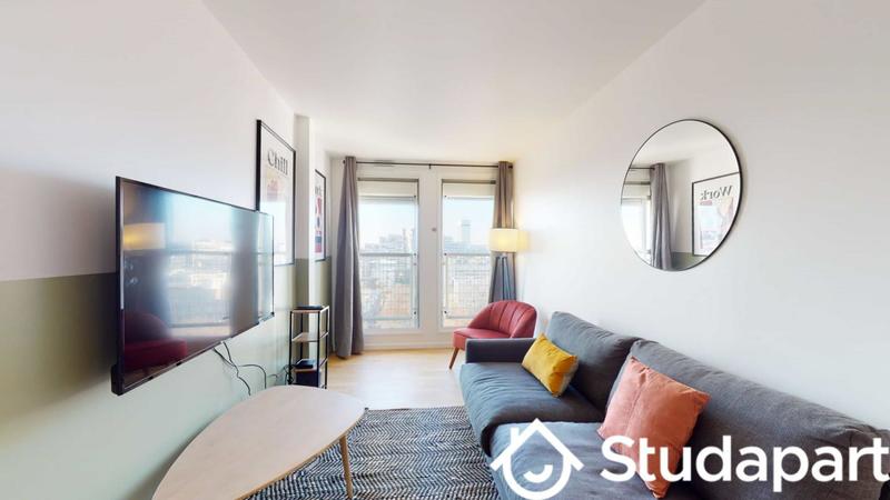 Chambre - 11 m² - 1 pièce