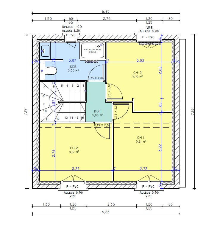 Maison - 78 m² - 4 pièces