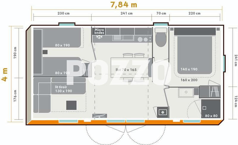 Maison - 28 m² - 3 pièces