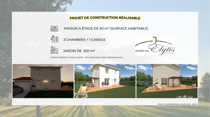 Maison - 90 m² - 4 pièces
