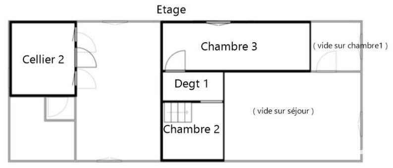 Appartement - 86 m² - 3 pièces