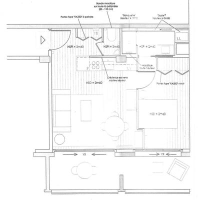 Appartement - 36 m² - 2 pièces