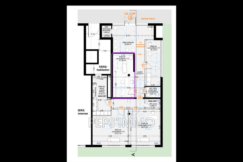 Local commercial - 22 m²