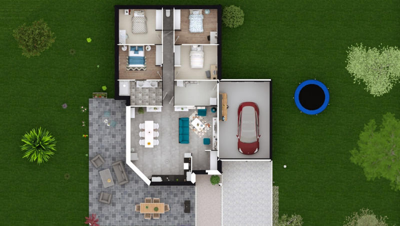 Maison - 115 m² - 5 pièces