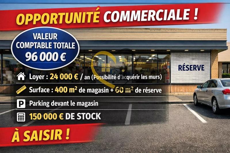 Fonds de commerce - 460 m²