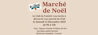 Marché de Noël du club de l'Amitié