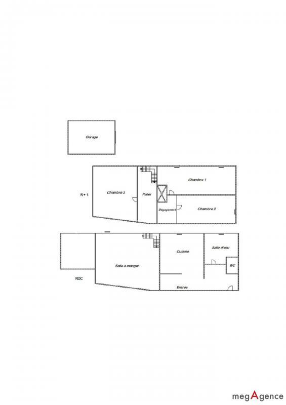 Maison en pierre - 90 m² - 5 pièces