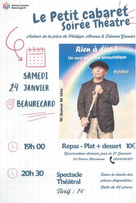 Théâtre : "Rien a dire" par le collectif Ni Queue Ni Tête