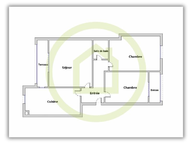 Appartement - 70 m² - 3 pièces