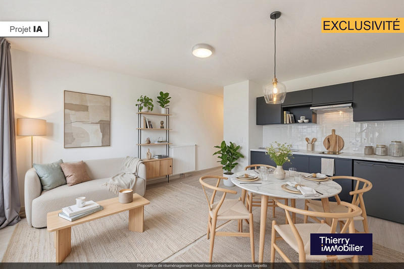 Appartement - 40 m² - 2 pièces