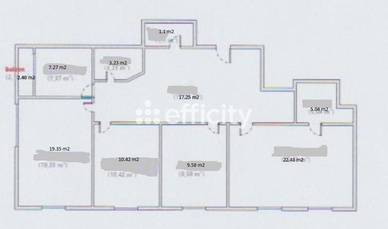 Appartement - 95 m² - 4 pièces