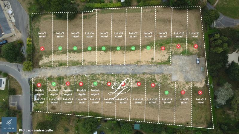 Terrain de lotissements - 283 m²