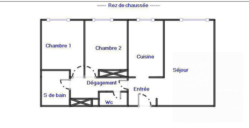 Appartement - 63 m² - 3 pièces