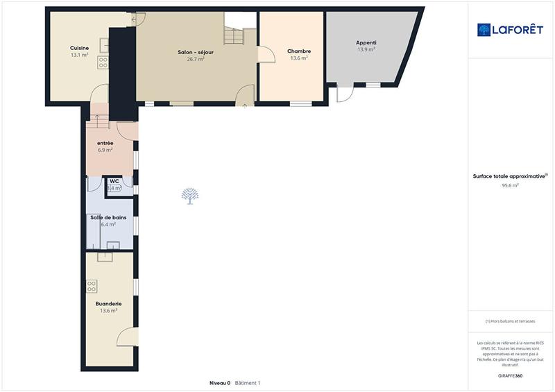 Ferme - 94 m² - 5 pièces