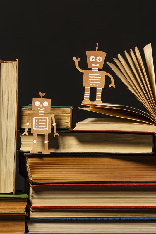 Alors raconte sur les robots