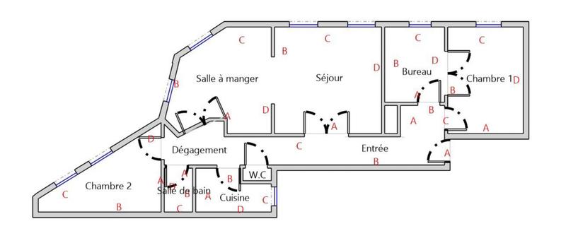 Appartement - 93 m² - 4 pièces