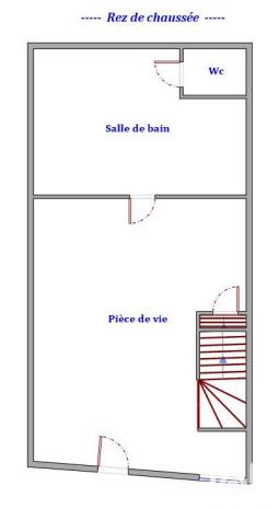 Maison de village - 94 m² - 4 pièces