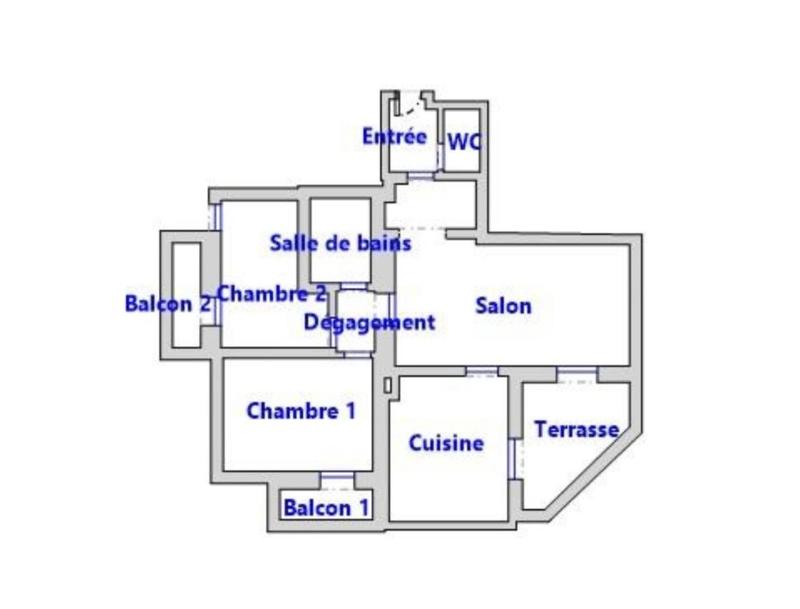 Appartement - 64 m² - 3 pièces