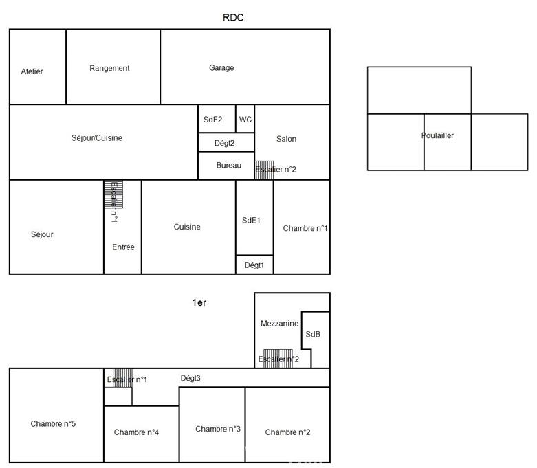 Maison - 240 m² - 8 pièces