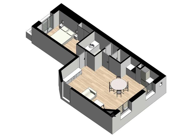 Appartement - 50 m² - 3 pièces