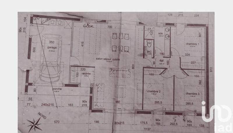 Maison - 97 m² - 5 pièces