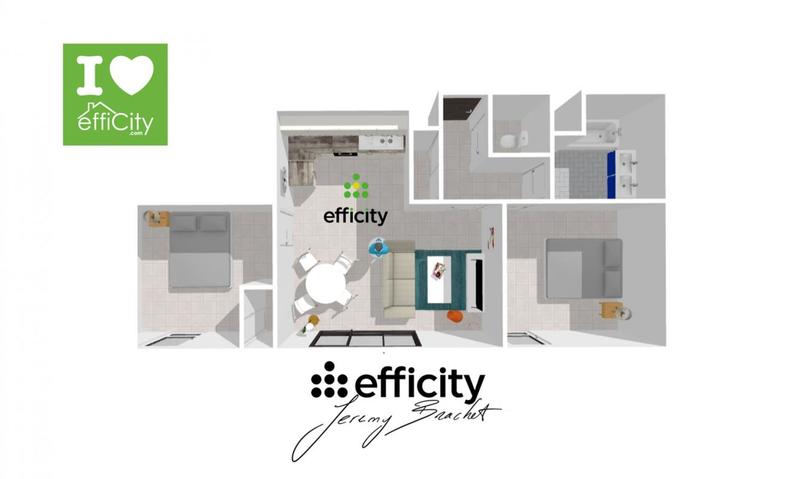 Appartement - 56 m² - 3 pièces