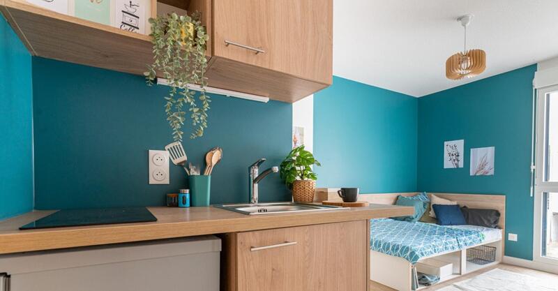 Studio - 15 m² - 1 pièce