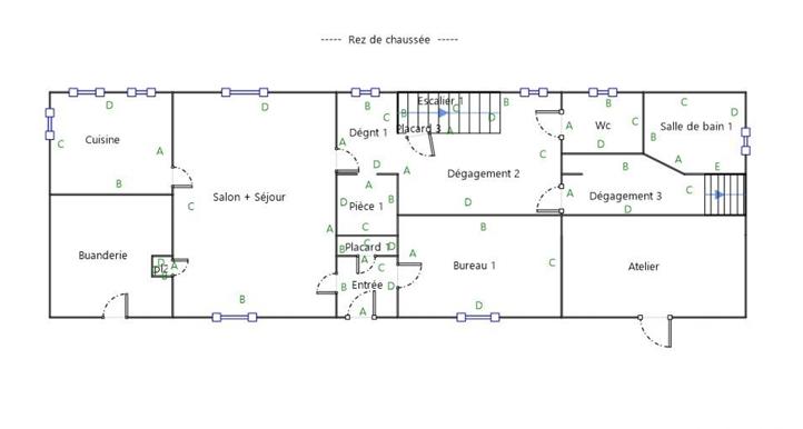 Maison - 240 m² - 8 pièces