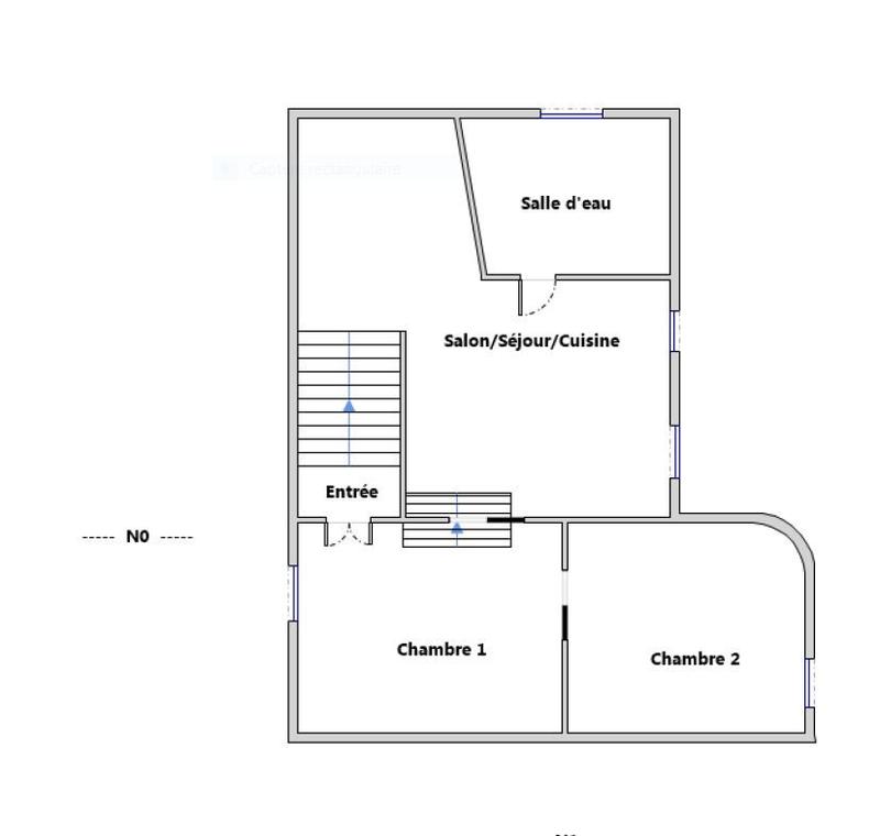 Appartement - 34 m² - 3 pièces