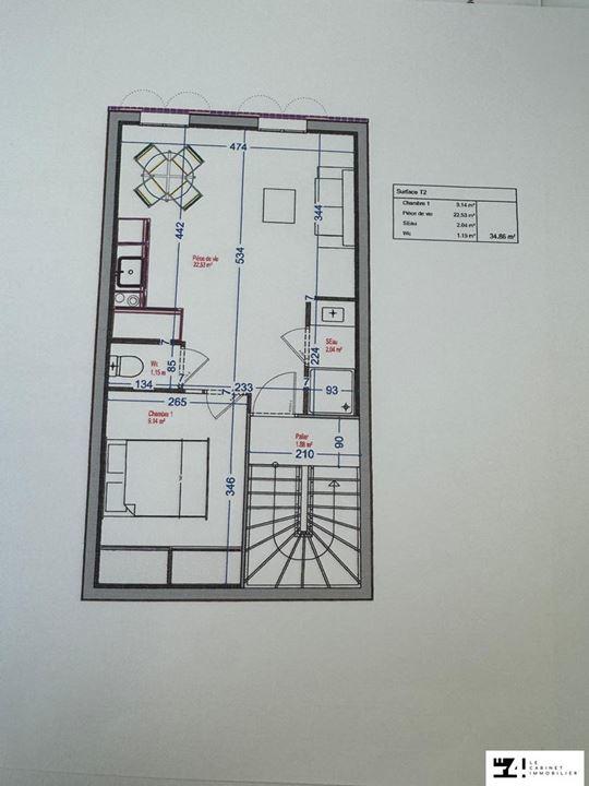 Maison traditionnelle - 97 m² - 3 pièces