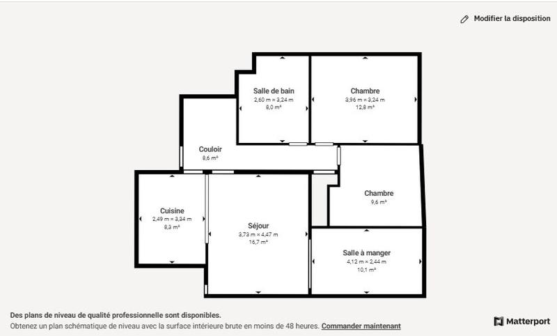 Appartement - 77 m² - 4 pièces