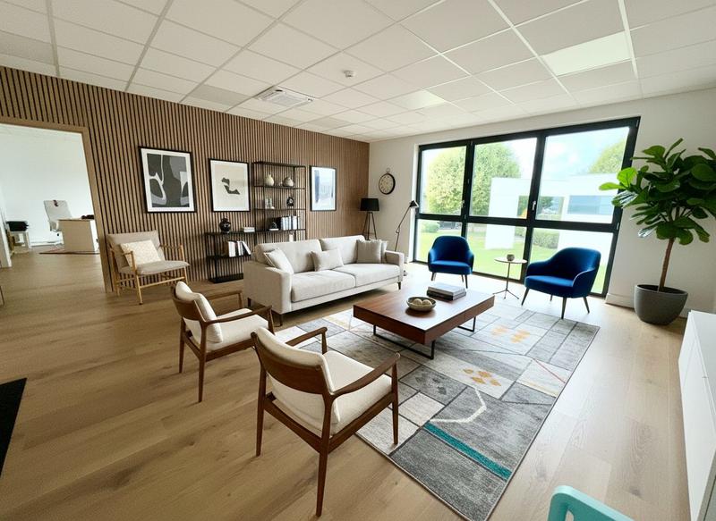 Bureau - 86 m² - 2 pièces