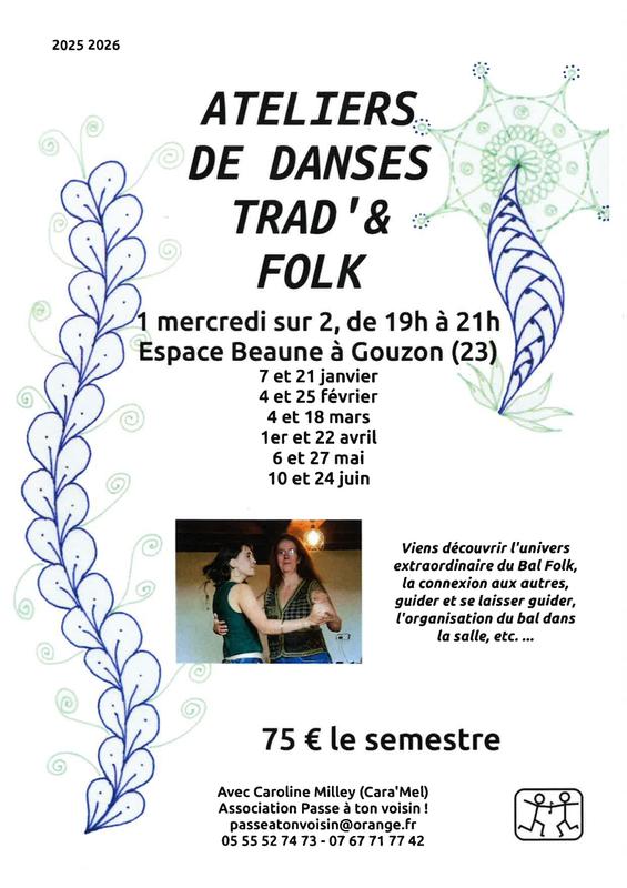 Ateliers de Danses Trad' &amp; Folk
