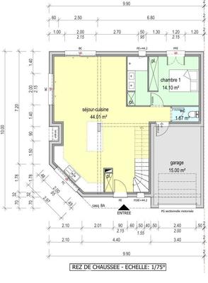 Villa - 107 m² - 5 pièces