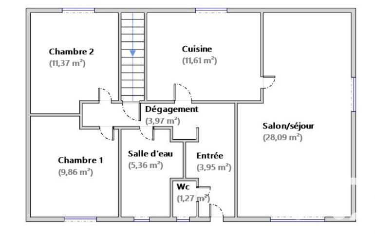 Maison - 106 m² - 4 pièces