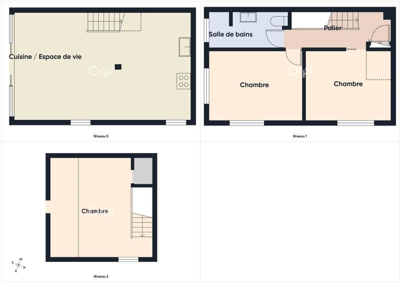 Maison - 58 m² - 4 pièces
