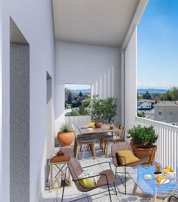 Appartement - 45 m² - 2 pièces