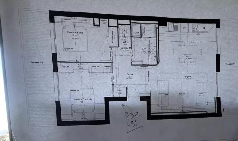 Appartement - 64 m² - 3 pièces