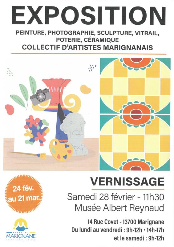 Exposition : Œuvres variées du collectif d'artistes marignanais