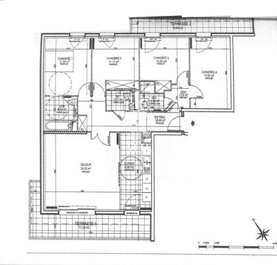 Appartement - 102 m² - 5 pièces