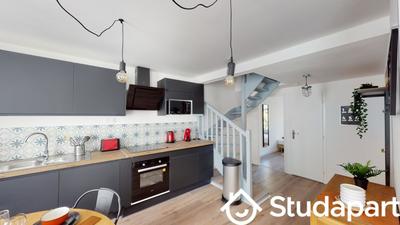 Chambre - 12 m² - 1 pièce