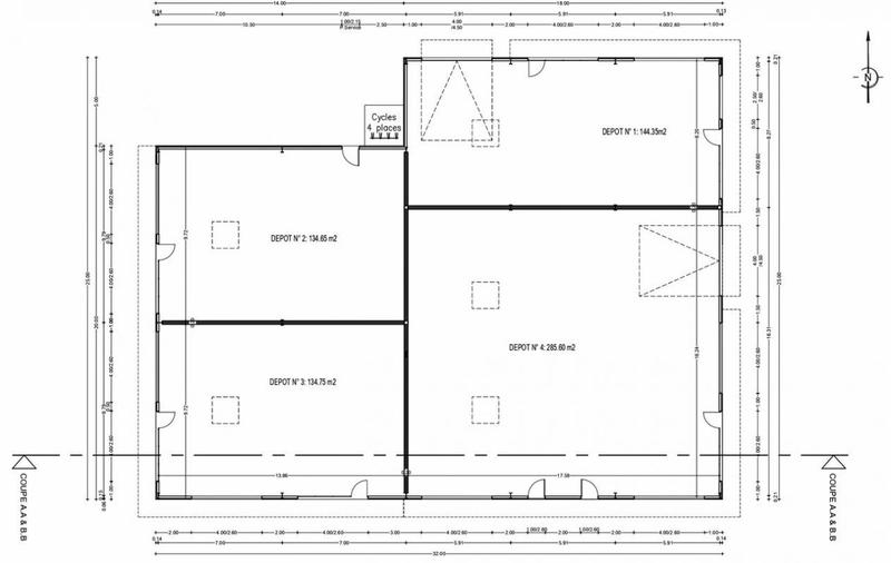 Local commercial - 134 m²