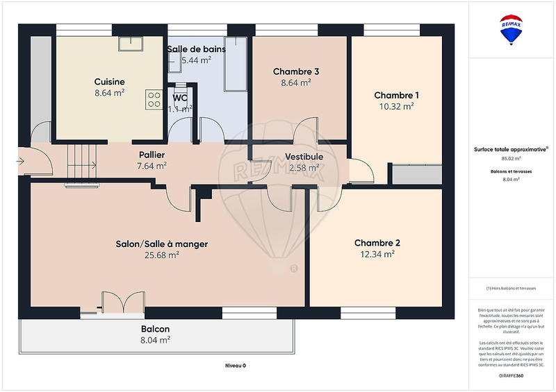 Maison - 90 m² - 6 pièces