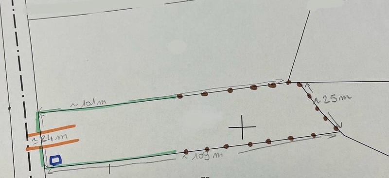 Terrain de loisirs - 2 663 m²