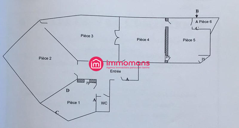 Appartement - 101 m² - 4 pièces