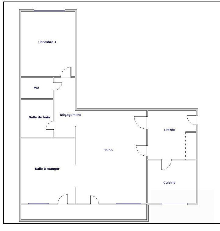 Appartement - 76 m² - 3 pièces