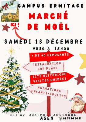 marché de Noël au Campus de l'Ermitage