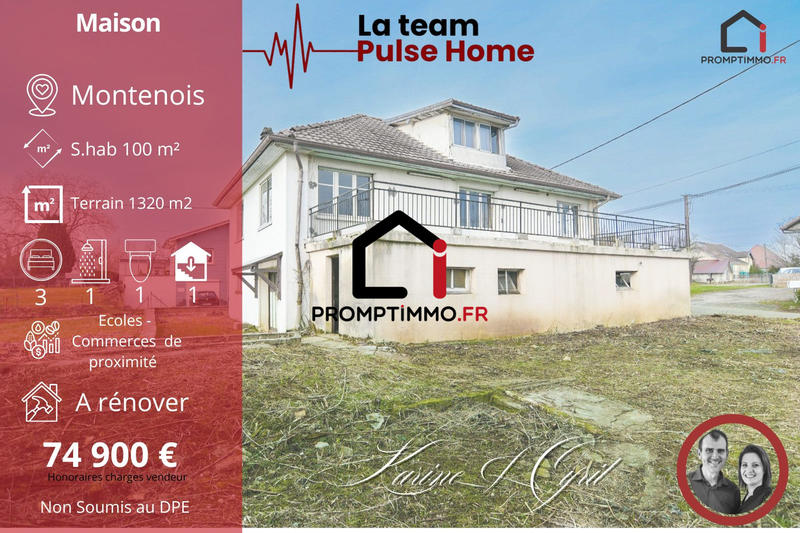 Maison - 100 m² - 5 pièces