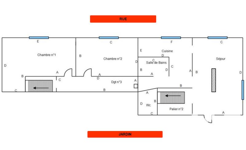 Maison de village - 127 m² - 5 pièces