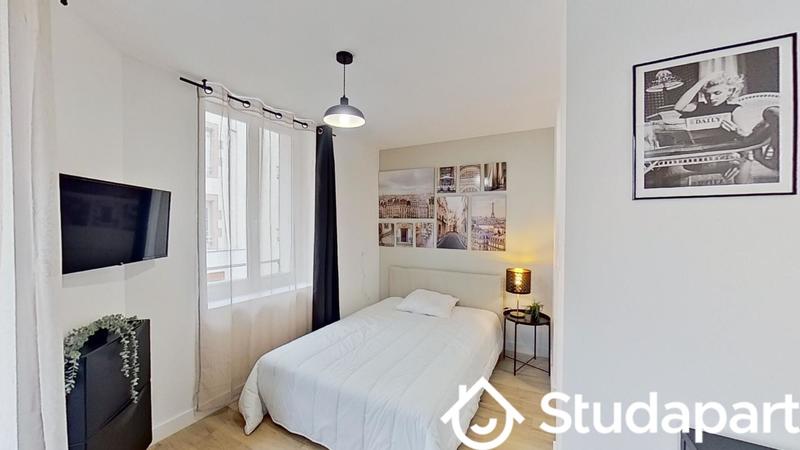 Chambre - 12 m² - 1 pièce